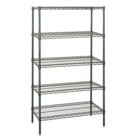Quantum Storage WR54-3060P-5 5-Shelf Proform Wire Shelving Starter Kit, 30 x 60 x 54 in.