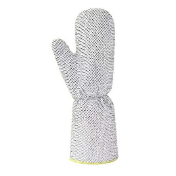 Yhmxh Utensilios de cocina Guantes largos de acero para lavavajillas con cepillo de alambre plateado, gruesos y resistentes. Muebles para cocina Accesorios de cocina Mueble organizador cocina