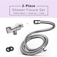 thumbnail image 2 of Wideskall 5 FT Long Premium Stainless Steel Anti-Kink Handheld Shower Hose with Shower Arm holder, 2 of 4