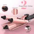 thumbnail image 4 of 5 in 1 Hair Curling Iron Set, Hair Waver Crimper for Women, All-in-One Curling Wand Styling Kit, Curler Iron Hair Tool with Bubble Curling Wand, Top Gift for Women, 4 of 5