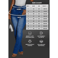 thumbnail image 7 of Moda Xpress Women’s Junior Casual Mid Rise Butt Lifting Black Stretch Bootcut Jeans 10892F, 7 of 7