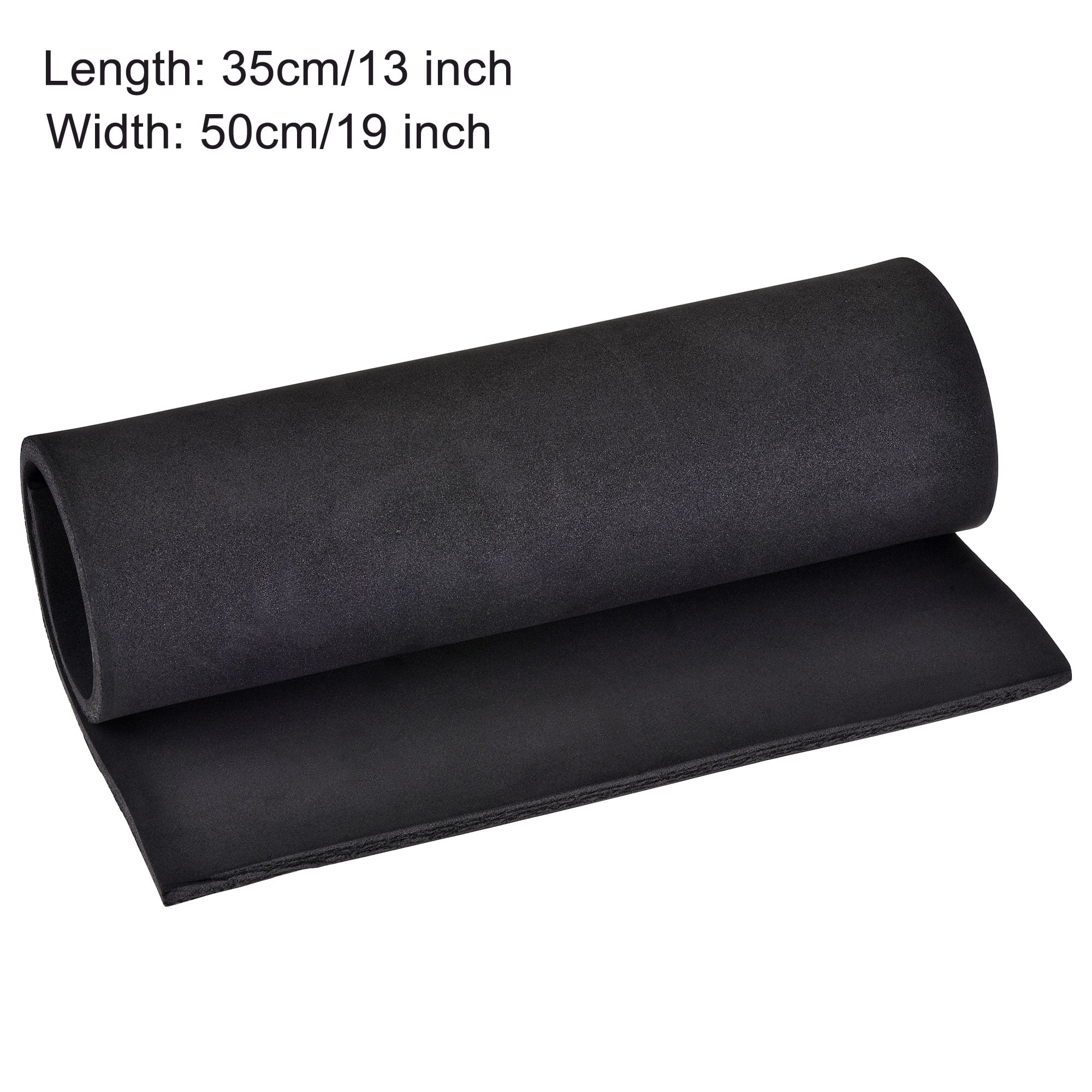 Uxcell Black EVA Foam Sheets Roll 13 x 19 Inch 10mm Thick for Crafts DIY Projects