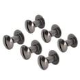 thumbnail image 3 of Metal Nail Rivet Studs, 200 Sets Curved Surfaces Book Binding Screw  For DIY Leather Silver Black, 3 of 8
