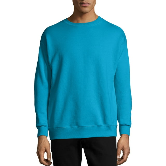 Hanes Chandail Molletonné à Col Rond ComfortBlend EcoSmart pour Hommes - Meilleur Vendeur, L, Sarcelle