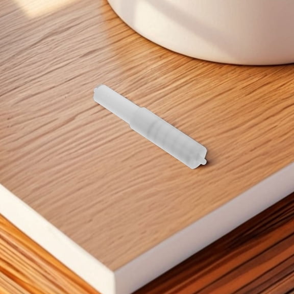 VORCOOL 2Pcs White Plastic Spring Loaded Toilet Paper Roller Insert for Secure Dispensing in Bathrooms