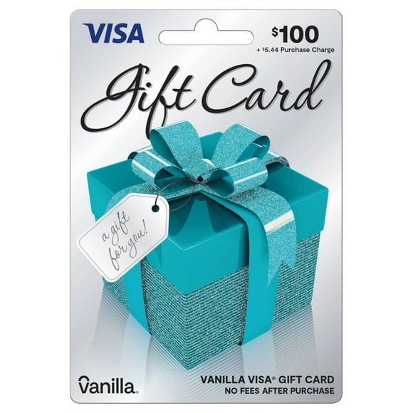$100 Vanilla Visa Gift Box Gift Card (plus $5.44 Purchase Fee)