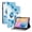 Blue Butterfly, variant on For Samsung Galaxy Tab A7 10.4" (SM-T500) Folio Case with Stand/Card Slots/Elastic Band Closure/Pen Loop Holder, Stylish Cute PU Leather Protective Lightweight Slim Cover, Magnolia