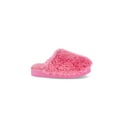 thumbnail image 3 of No Boundaries Women's Fuzzy Platform Slippers, 3 of 6