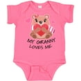 thumbnail image 3 of Inktastic My Granny Loves Me Bear and Hearts Boys or Girls Baby Bodysuit, 3 of 5