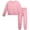 Pink, variant on RBX Girls Pants Set - Lightweight Crewneck Sweatshirt and Girls Joggers 2 Piece Activewear Set
