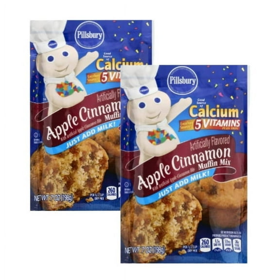Pillsbury Apple Cinnamon Muffin Mix (2 Pack)