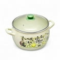 thumbnail image 6 of METALAC Olives Enamel Stockpot with Glass Lid 5.6 Qt (5.3 L) Enameled Steel Stock Pot for Cooking Induction Soup Pot, 6 of 10