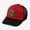 Red, variant on Women's Unisex Dad Letter Embroidered Visor Hat, Breathable Mesh Sun Cap, Lightweight Adjustable Classic All-Season Hat For Father's Day Daily Outdoor Wear Black One Size