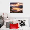 thumbnail image 4 of Nawypu Trienke Sunset Loch Linnhe Highland Photo Large XL Wall Art Canvas Print, 4 of 4