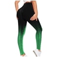thumbnail image 3 of YUEHUA Women's Gradient Honeycomb Yoga Leggings, Tummy Control Butt Lifting Pants, Stretchy Compression Workout Tights for Gym, 3 of 5