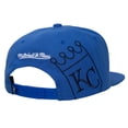 thumbnail image 2 of Unisex Mitchell & Ness  Royal Kansas City Royals Side Logo Snapback Hat, 2 of 4