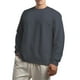 thumbnail image 1 of pstuiky camisetas de hombre Sudadera deportiva informal de manga larga para hombre, color liso, con cuello redondo, gruesa, para gimnasio, uso diario, blusas versátiles a juego., 1 of 3