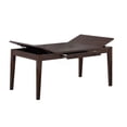 thumbnail image 5 of Modern Walnut Lift-Top Dining Table with Storage Drawer, Rubber Wood & MDF Rectangular Table for 6, Contemporary Dining Room Furniture, 5 of 8