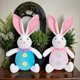 thumbnail image 3 of 2 Piezas de Decoraciones de Conejitos de Pascua, Gnomos de Pascua, Decoración LED de Pascua, Muñeca Tomte Sueca Hecha una Mano, Decoraciones de para el Hogar, 3 of 6