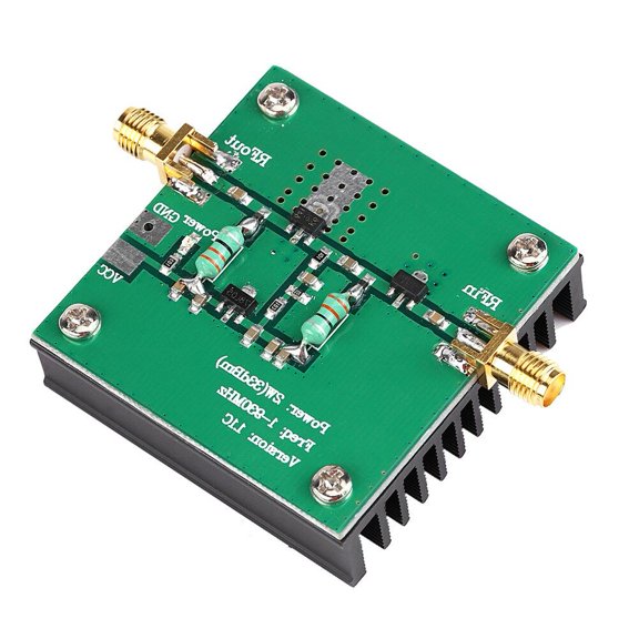 Amplificador de potencia de transmisión de radio, 1-930MHz 2W RF Amplificador de potencia RF de banda ancha Módulo amplificador de potencia Meticulosamente diseñado