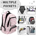 thumbnail image 7 of Bulopur Pink Cat Paw Kids Backpack for Girls, Cute Cartoon Print School Bag Lightweight/Breathable/Durable/Waterproof Multi-Pocket Book Bag for Kids 6-12 Back to School, 7 of 7