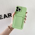 thumbnail image 1 of Funda de silicona suave para teléfono móvil, carcasa con tarjetero para iPhone 14, 13, 12, 11 Pro Max, XR, X, XS Max, 6, 6S, 7, 8 Plus, 13 Mini, 14Pro, SE 2020, 1 of 4