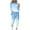 Light Blue, variant on Lcziwo Comfort Sweatsuits for Women Spring Autumn Gradient Casual Tracksuits Two Piece Outfits Long Sleeve Long Pants Sweatsuits Green,S