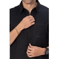 thumbnail image 3 of Chef Works Mens Cody Zip Work Shirt, Black, 5X-Large, 3 of 5