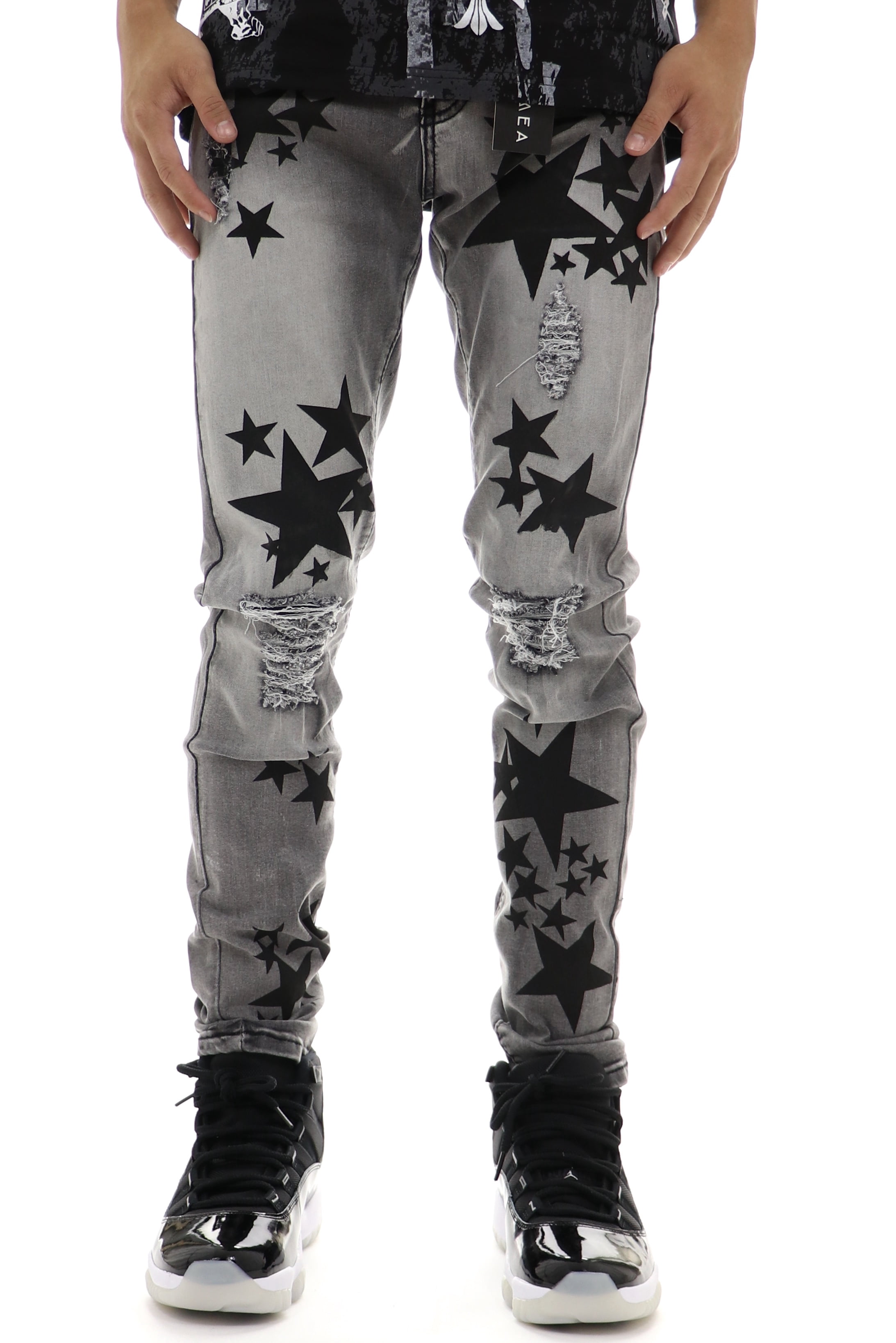 Waimea Star Ripped Denim 30W/32L DK 