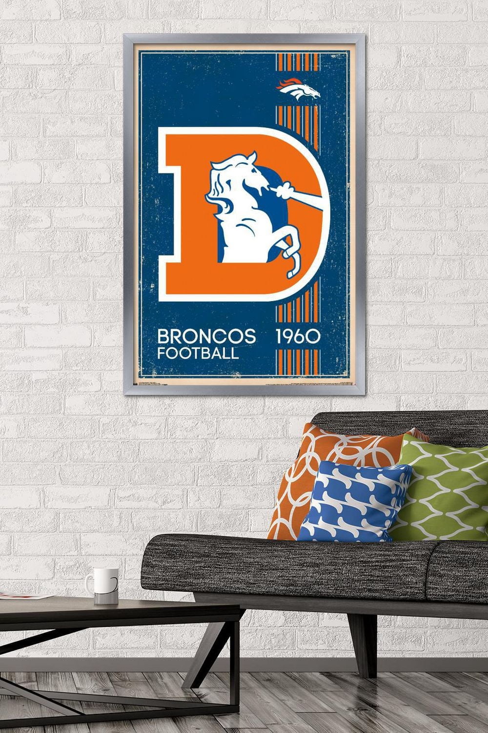 NFL Denver Broncos - Retro Logo 14 Wall Poster, 22.375" x 34"