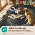 thumbnail image 4 of Design&I 6'x9' Washable Area Rug Oversized Skid-Resistant Vintage Vinyl Record Distressed Rays Aesthetic Player Retro Turntable for Living Room, Family Indoor, 4 of 7