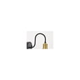 thumbnail image 2 of Felicity 1 light brass and black Wall Sconce, 2 of 4