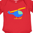 thumbnail image 4 of Inktastic Blue Helicopter Boys or Girls Long Sleeve Baby Bodysuit, 4 of 5