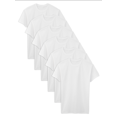 thumbnail image 1 of Fruit Of The Loom T-Shirts à Col Rond Blancs pour Hommes Classic - Lot de 6, 3XLT, Blanc, 1 of 4