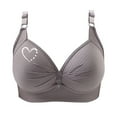 thumbnail image 3 of LSLJS Wireless Bras for Women Plus Size Push up Bras Soft Solid Color Valentine's Day Heart Printed No Underwire Lingerie, Gifts for Women, 3 of 3