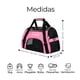 thumbnail image 2 of Mochila Transportadora Bolsa Mascota Perro Gato Viaje Chica Modelo Rosa, 2 of 4