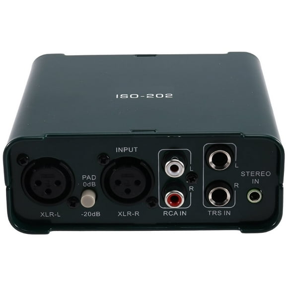 Aislador de Ruido de Audio Estéreo, Filtro de Señal, Mezclador Multiinterfaz Balanceado y No Balanceado, Eliminación de Ruido.