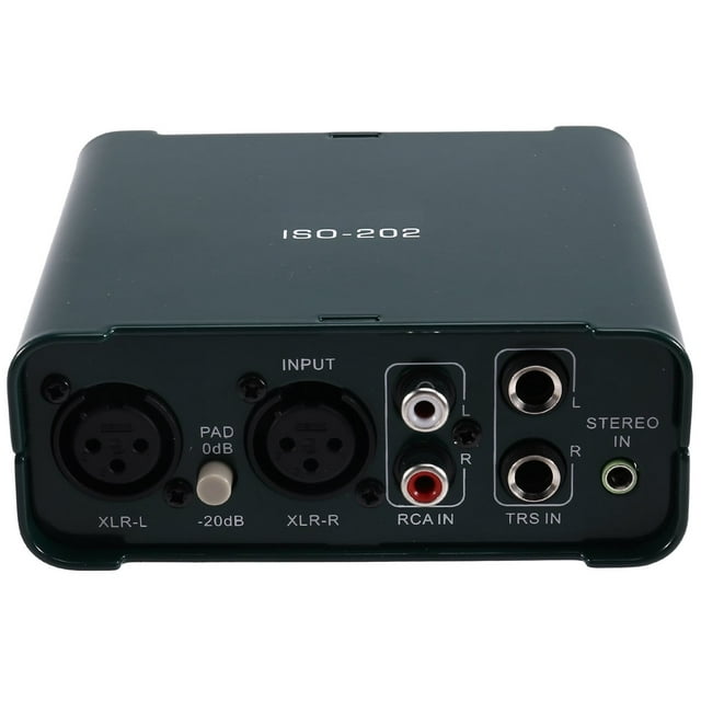 Aislador de Ruido de Audio Estéreo, Filtro de Señal, Mezclador Multiinterfaz Balanceado y No Balanceado, Eliminación de Ruido.