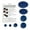 Dark Blue, variant on Pro-Fix Self-Adhesive Down Jacket Repair Patches - Dark Blue