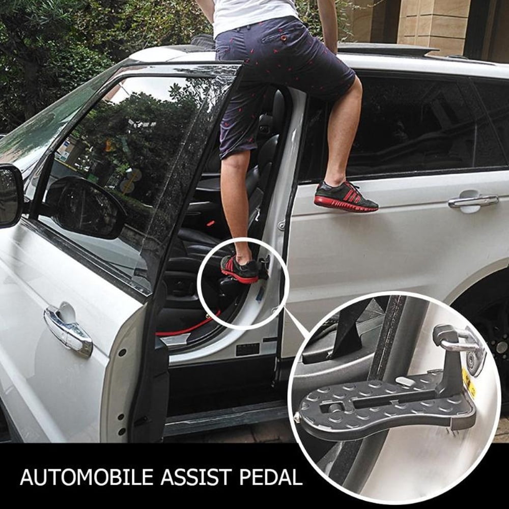 Multifunction Car Rooftop Door Step Pedal Ladder Rooftop for Jeep SUV Truck GW
