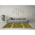 thumbnail image 3 of Ahgly Company Indoor Rectangle Abstract Yellow Modern Area Rugs, 6' x 9', 3 of 4