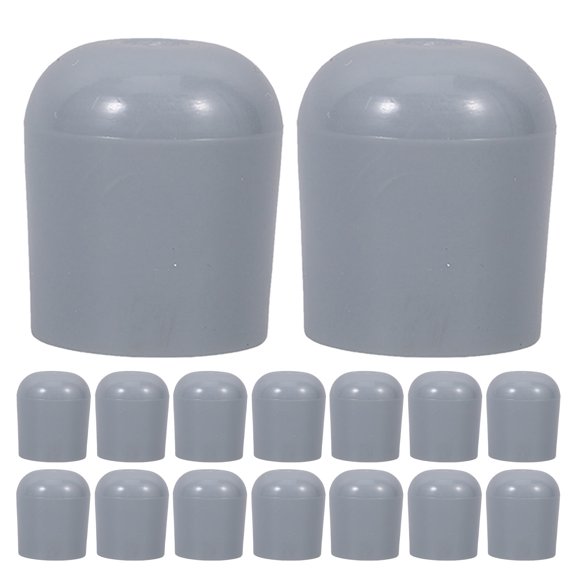 Phenofice 36Ud Fundas Redondas Para Patas De Con Protección Antideslizante Y Gris