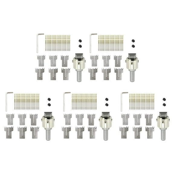 150 PCS Ring Drill Bit Set, 16-21 mm Blades Wood Ring Drill Bit Wooden Ring Maker Steel Wood Bead Drill Bit