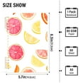 thumbnail image 2 of FORMRS 1-Subject Spiral Notebook 8" x 5" College Ruled 60 Refillable Sheet, 2 Pack, White Grapefruit Slices, 2 of 7
