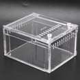 thumbnail image 4 of Acrílico transparente Flameer Reptiles tanque de insectos caja de cría mascotas serpientes tortugas terrario, 4 of 5