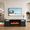 Black, variant on Modern TV Stand for TV Up to 75" TV, 70 ''White Television Console Table Cabinets with Storage,Wooden Entertainment Center for Living Room, Fits Into 36'' Electric Fireplace