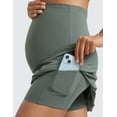 thumbnail image 4 of CRZ YOGA Butterluxe Maternity Golf Skirts High Waisted Tennis Casual Womens Pregnancy with Shorts Pockets, 4 of 4