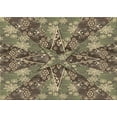 thumbnail image 1 of Ahgly Company Indoor Rectangle Patterned Dark Brown Area Rugs, 6' x 9', 1 of 6