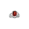 thumbnail image 1 of *RYLOS Bague Solitaire Classique en Grenat - Pierre de Naissance de Janvier*, 1 of 7