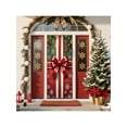thumbnail image 3 of HHGBAD Christmas Door Cover, Decorative Curtain, Polyester Fabric, Festive Holiday Decoration, Perfect for Front Doors, Indoor Walls, Tablecloth, Easy to Install, Durable Design, 3 of 8